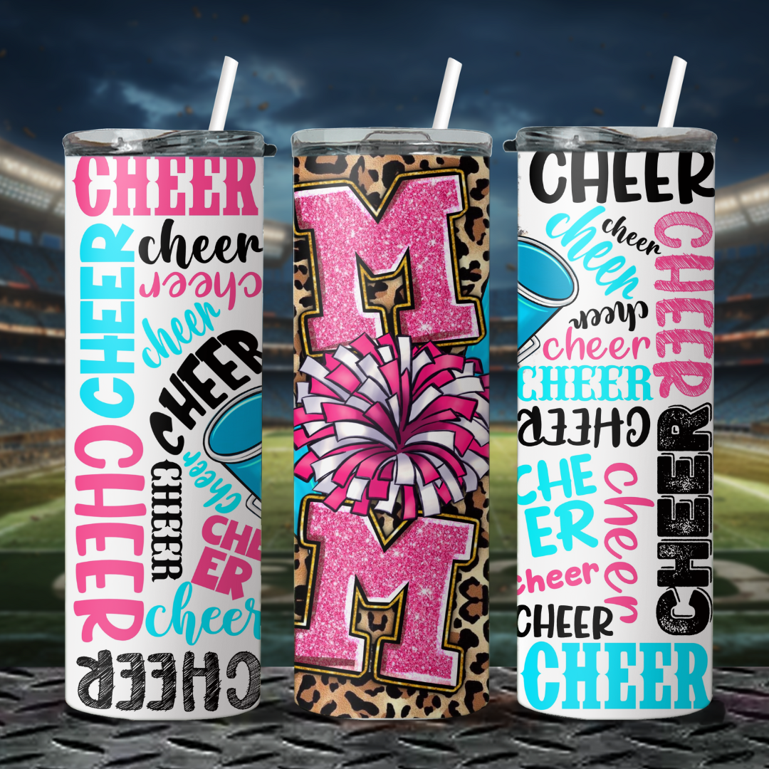 Cheer Mom - 20oz Stainless Steel Tumbler