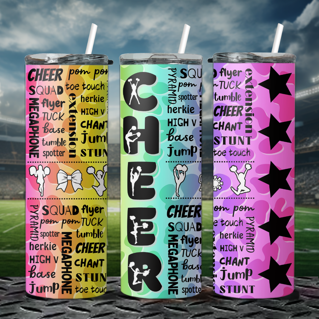 Cheer Skills - 20oz Stainless Steel Tumbler