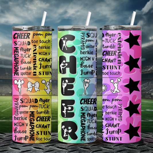 Cheer Skills - 20oz Stainless Steel Tumbler
