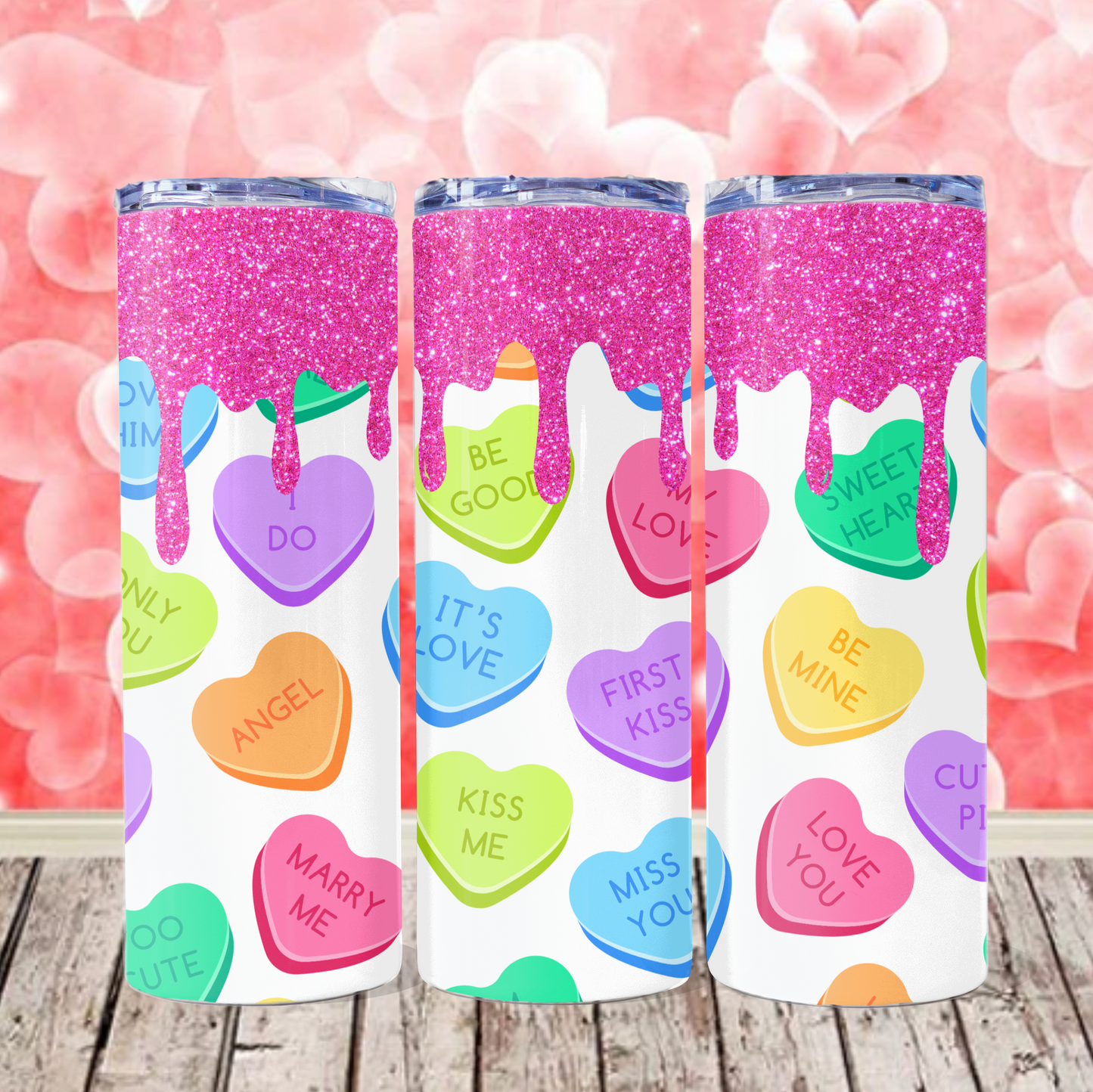 February 2026 - Conversation Hearts- 20oz Tumbler
