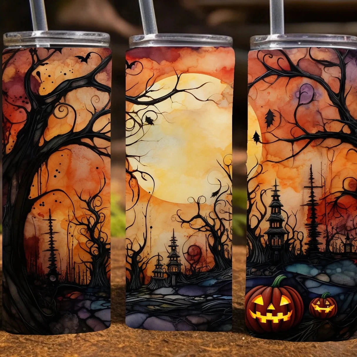 Haunted Forest - 20oz Stainless Steel Tumbler