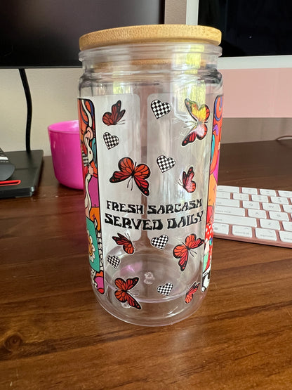 Fresh Sarcasm Served Daily - 16oz Tumbler