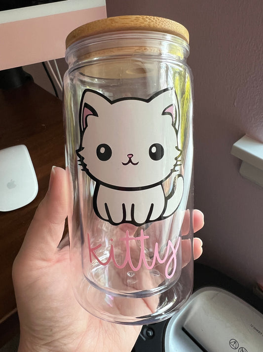 Kawaii Kitty - 16oz Tumbler