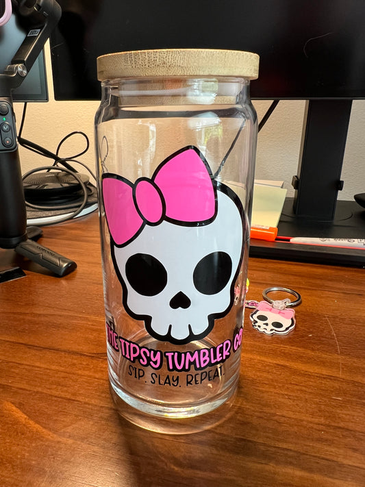 The CEO - The Tipsy Tumbler Co 20oz Signature Glass Tumbler