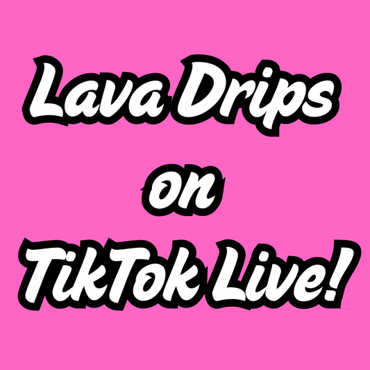 Custom 24oz Lava Drips on TikTok LIVE!