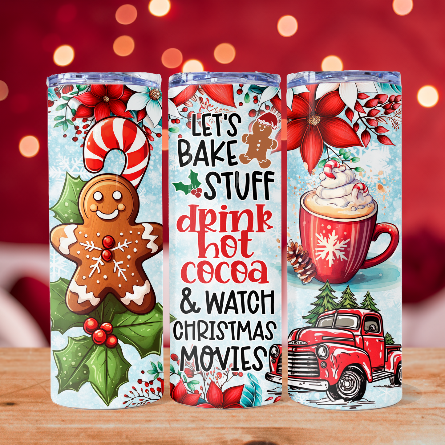 Baking, Cocoa & Christmas Movies - 20oz Tumbler