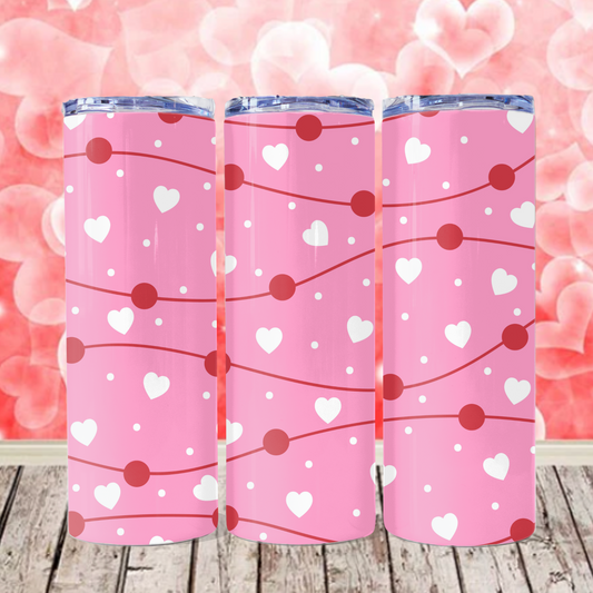Pretty in Pink Hearts - 20oz Tumbler (Copy)