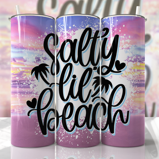 Salty Lil Beach - 20oz Stainless Steel Tumbler