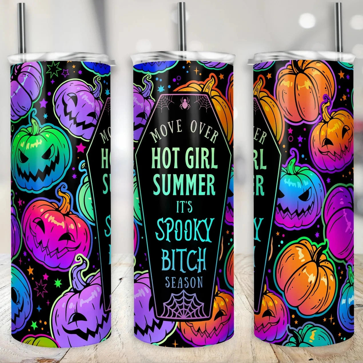 Spooky B*tch Season - 20oz Stainless Steel Tumbler