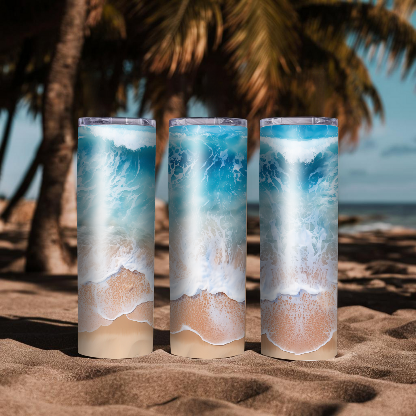 Beach Bliss - 20oz Stainless Steel Tumbler