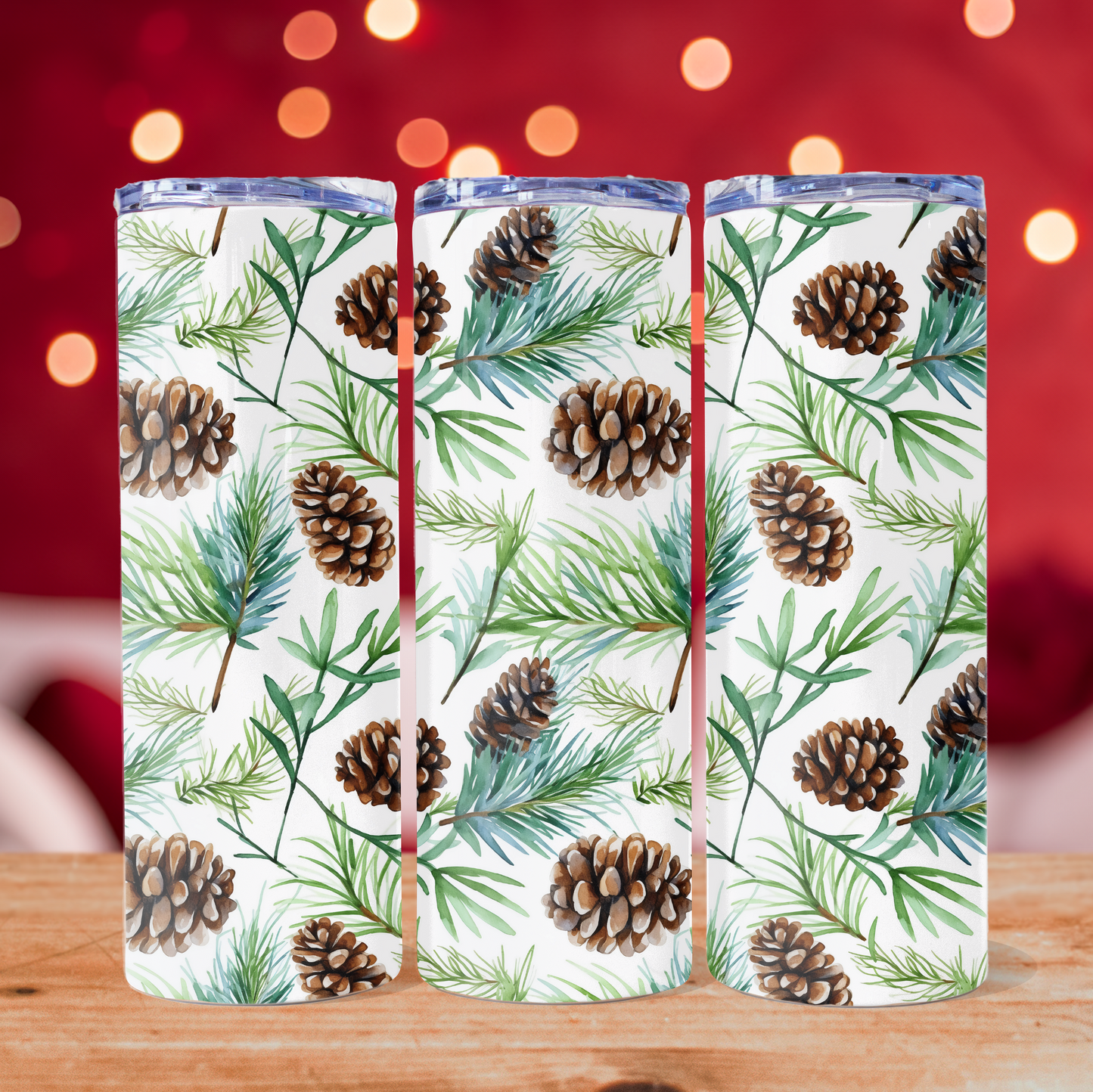 Winter Pinecones - 20oz Tumbler