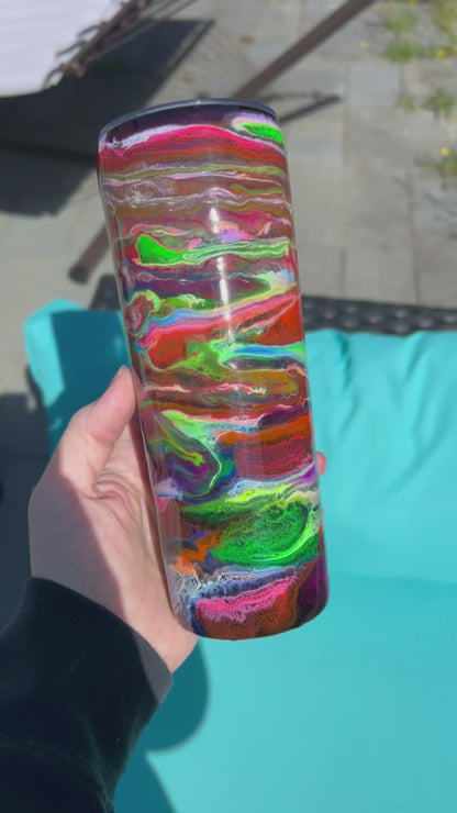 Electric Sips – 20oz Epoxy Tumbler