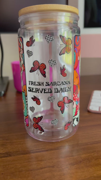 Fresh Sarcasm Served Daily - 16oz Tumbler